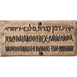 Titulus Crucis en hebreo - latín - griego